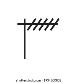 Diseño de iconos de antena. ilustración vectorial