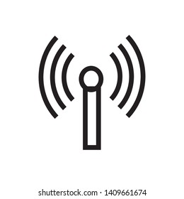 antenna icon design vector template