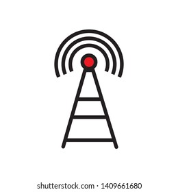 antenna icon design vector template