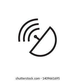 antenna icon design vector template