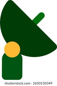 antenna icon flat style design