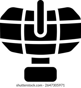 antenna icon glyph style design