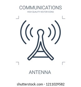 antenna icon. high quality line antenna icon on white background. from communications collection flat trendy vector antenna symbol. use for web and mobile