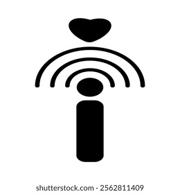 Antenna icon hotspot love. Wireless communication icons. Radio antenna icon. Communication tower icons. Radio tower icons. Transmitter, receiver, wireless signal icons.