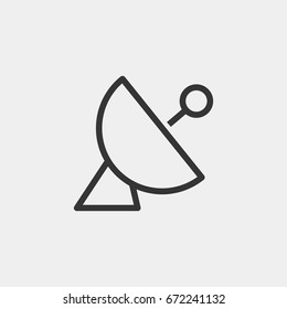 Antenna icon illustration isolated vector sign symbol