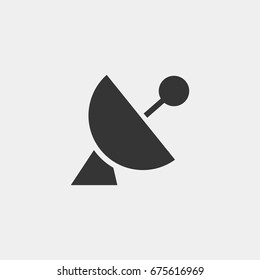 Antenna icon illustration isolated vector sign symbol