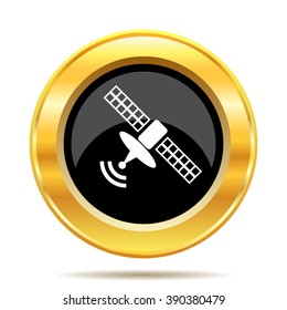 Antenna icon. Internet button on white background. EPS10 vector.