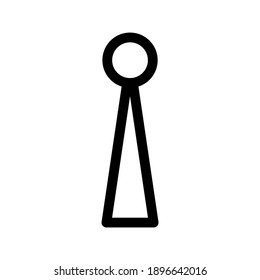 Antennensymbol oder Logo einzeln auf Zeichen, Vektorgrafik - hochwertige Vektorsymbole im schwarzen Stil
