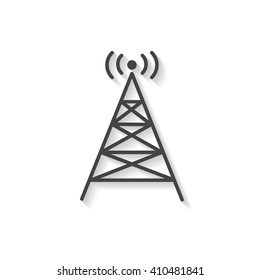 Antenna icon  Long Shadow