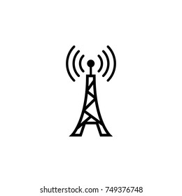 antenna icon. Media element icon. Premium quality graphic design. Signs, outline symbols collection icon for websites, web design, mobile app, info graphics on white background