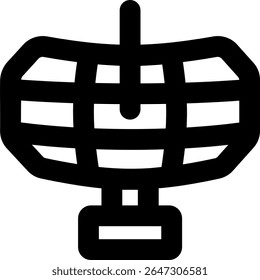 antenna icon outlined style design