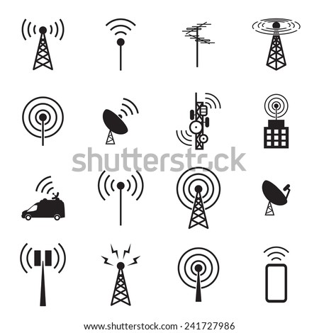 Antenna icon set