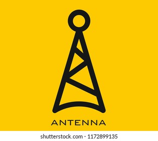 Antenna icon signs
