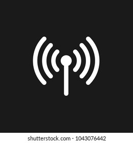 Antenna icon, stock vector, eps10.