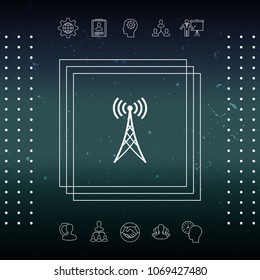 Antenna icon symbol