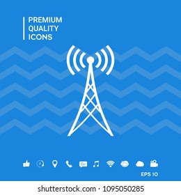 Antenna icon symbol Antenna icon symbol