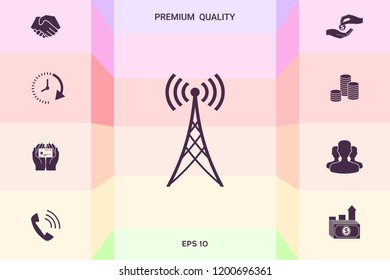 Antenna icon symbol