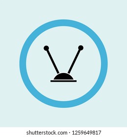 antenna icon symbol. Premium quality isolated antenna vector icon in trendy style. antenna element.