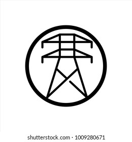 Antenna icon in trendy flat style isolated on background. Antenna icon page symbol for your web site design Clock icon logo, app, UI. Antenna icon Vector illustration, EPS10.