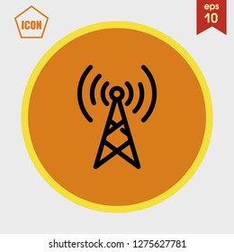 antenna icon vector