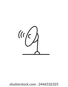 antenna icon, vector best line icon.