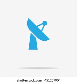 Antenna icon. Vector concept illustration for design.