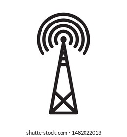 antenna icon vector design template
