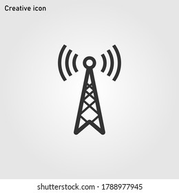 Antenna icon vector eps 10
