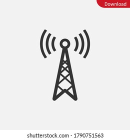 Icono de antena eps 10