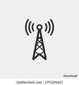 Icono de antena eps 10
