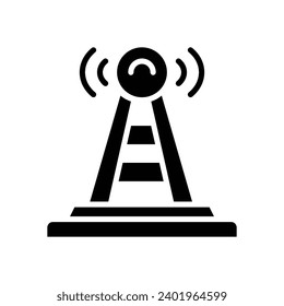 antenna icon. vector glyph icon for your website, mobile, presentation, and logo design.