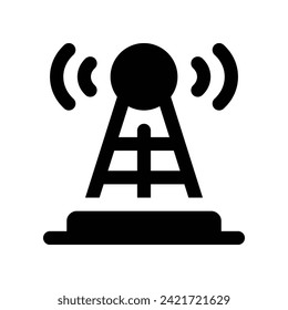 Antennensymbol. Vektorsymbol für Ihre Website, Ihr Handy, Ihre Präsentation und Ihr Logo-Design.