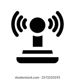 antenna icon. vector glyph icon for your website, mobile, presentation, and logo design.