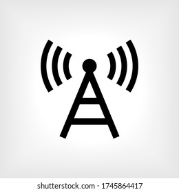 Antennensymbol - Vector Illustration für Design und Websites, Präsentation oder Anwendung.