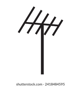 diseño de ilustración vectorial de icono de antena