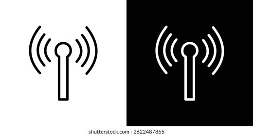 Ícone de antena ilustração vetorial EPS