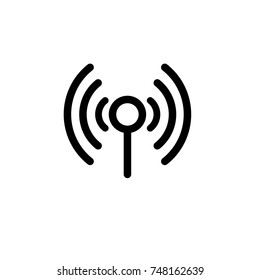 Antenna icon, vector illustration. Flat design style. vector antenna icon illustration isolated on White background, antenna icon Eps10. antenna icons graphic design vector symbols
