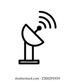 Antenna icon, vector illustration. vector antenna icon illustration isolated on white background..eps