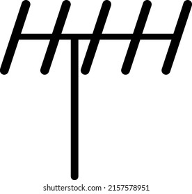 Antennensymbol, Vektorgrafik auf weißem Hintergrund..eps
