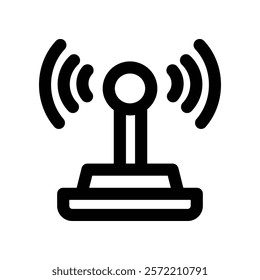 antenna icon. vector line icon for your website, mobile, presentation, and logo design.