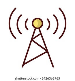 Antenna icon vector stock illustration
