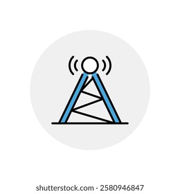 Antenna icon vector stock illustration