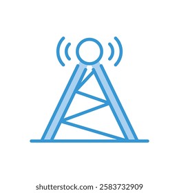 Antenna icon vector stock illustration