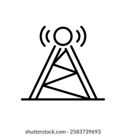 Antenna icon vector stock illustration