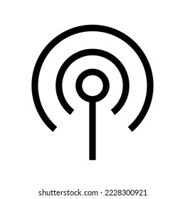 Antenna Icon Vector Symbol Design Illustration