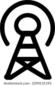 antenna icon vector symbol design illustration