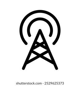 Ilustração de design de símbolo de vetor de ícone de antena