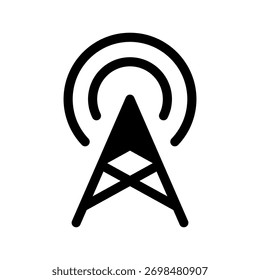 Ilustração de design de símbolo de vetor de ícone de antena
