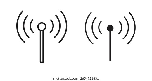 Antenna icon vector, Symbol, logo illustrations