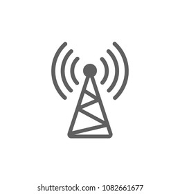 Antenna icon vector. Symbol for your web site design, logo, app, UI. Vector illustration, EPS